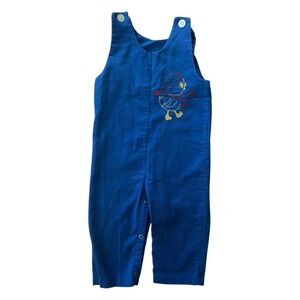 VTG Alfer Baby Overalls 24 Month Blue Duck Made In USA